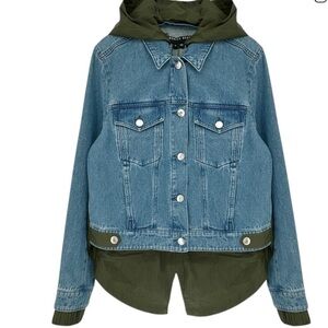 Veronica Beard Shani Waterfall Denim Twill Jacket NWT XS